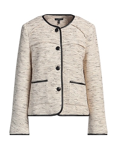 RAG & BONE Jacket Cream 96% Cotton, 3% Polyester, 1% Other Fibres, Polyurethane coated