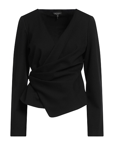 RAG & BONE Jacket Black 66% Viscose, 30% Polyamide, 4% Elastane
