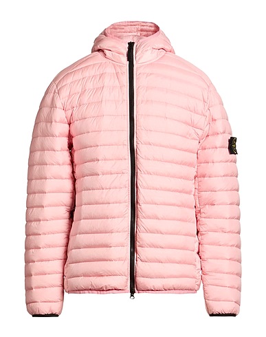STONE ISLAND Piumino Rosa chiaro 100% Poliammide