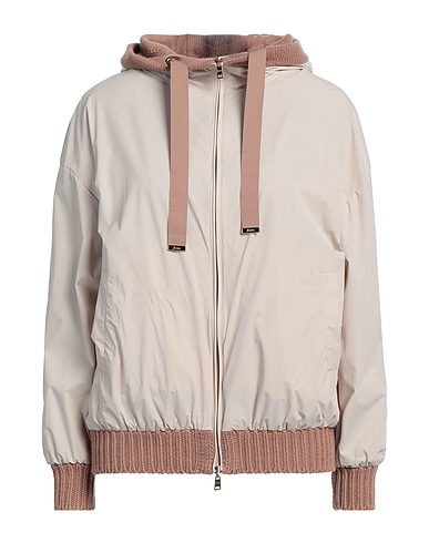HERNO ブルゾン ライトグレー ナイロン 86% / ポリウレタン 14% / ウール