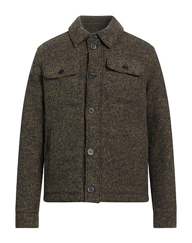 BOMBOOGIE Jacket Navy blue 73% Virgin Wool, 27% Polyester