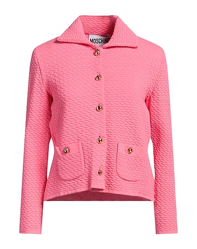 MOSCHINO Jacket COUTURE Pink 100% Polyamide, Elastane