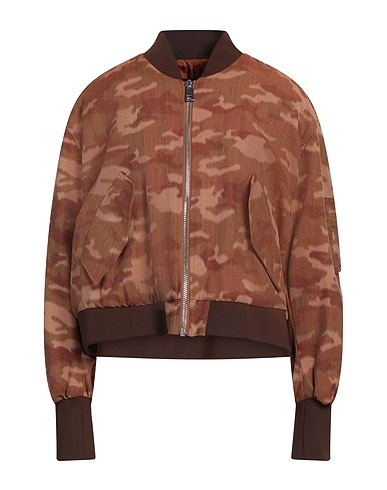 DONDUP Bomber Brown 50% Cotton, 29% Polyester, 16% Acrylic, 5% Other Fibres, Elastane