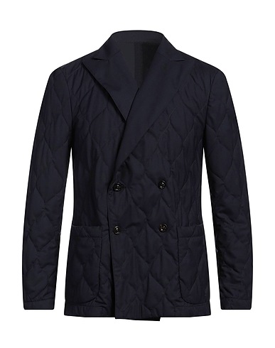 BOGLIOLI Double breasted pea coat Midnight blue 100% Virgin Wool