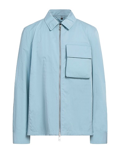 BELSTAFF Jacket Sky blue 65% Cotton, 35% Polyamide