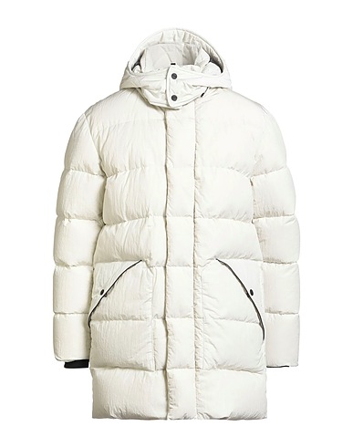 HERNO Shell jacket LAMINAR Ivory 100% Polyamide, Polyurethane coated, Elastane