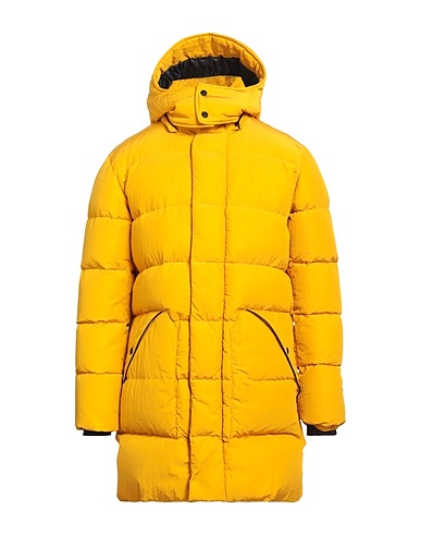 HERNO Piumino LAMINAR Giallo 100% Poliammide, Spalmato poliuretano, Elastan