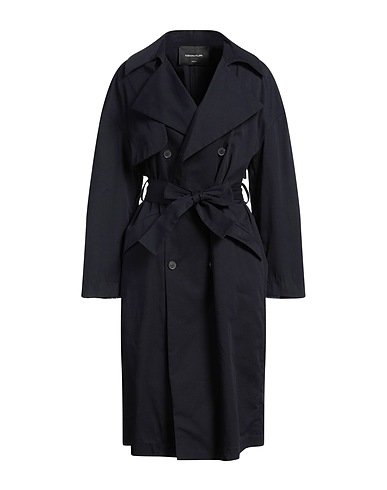 FABIANA FILIPPI Full-length jacket Midnight blue 100% Cotton