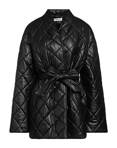 EDITED Shell jacket Black 100% Polyurethane, Polyester