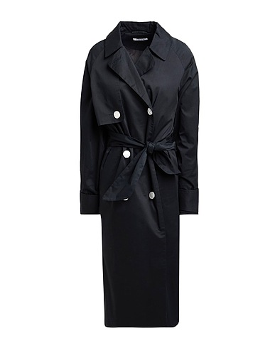EDITED Double breasted pea coat Black 98% Cotton, 2% Elastane