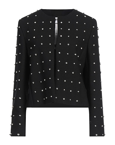 AKRIS Jacket Midnight blue 95% Virgin Wool, 5% Elastane, Glass