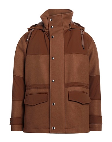 HERNO 코트 브라운 80% 울, 20% 폴리아미드, 폴리에스테르