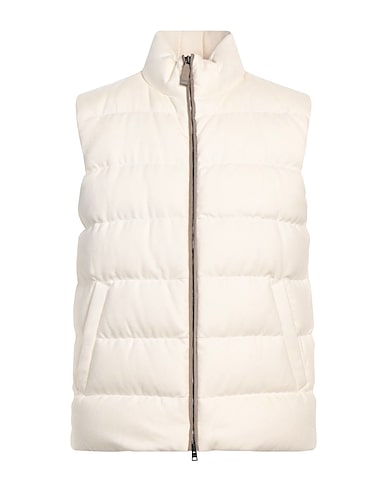 HERNO Vest Ivory 51% Silk, 49% Cashmere, Polyester