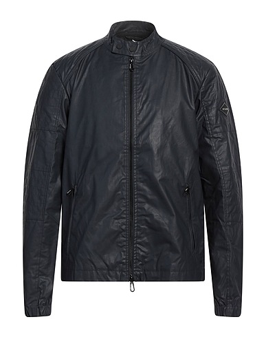 REPLAY Jacke Marineblau 100% Baumwolle, Polyurethan
