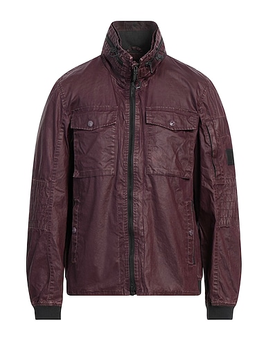 REPLAY Jacket Plum 100% Polyurethane, Cotton