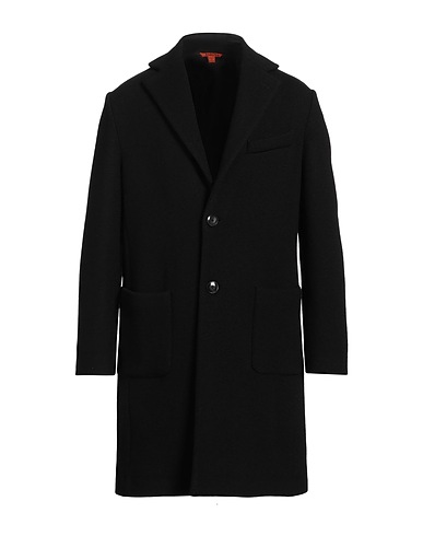 BARENA Coat Black 98% Virgin Wool, 2% Elastane