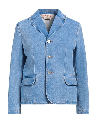 MARNI Jackett Blau 100% Baumwolle