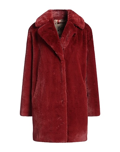 HERNO Teddy Coat Mattone 100% Poliestere, Cotone