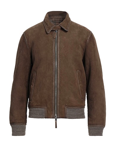 THE JACK AND JACKIE LEATHERS Куртка TRI SEASONS Зелёный милитари Кожа