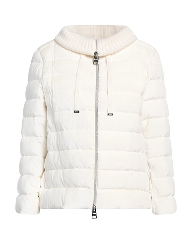 HERNO パファージャケット RESORT ホワイト レーヨン 100% / バージンウール