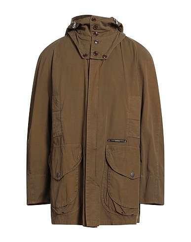 BARBOUR Full-length jacket Military green 100% Cotton