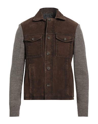 THE JACK AND JACKIE LEATHERS Jacket Military green Leather