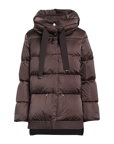 HERNO Shell  jacket Dark brown 100% Polyamide