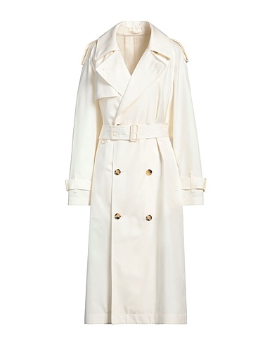BURBERRY PRORSUM Caban et veste croisée Blanc cassé 100% Soie