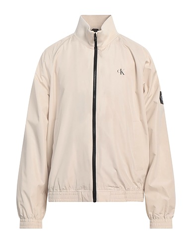 CALVIN KLEIN JEANS Giubbotto Beige 100% Poliestere, Elastan