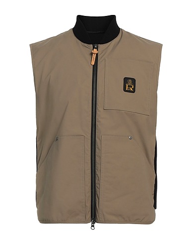 REFRIGIWEAR Gilet Khaki 58% Cotton, 39% Polyester, 3% Elastane