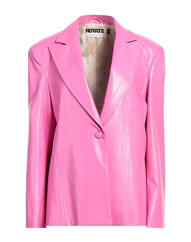 ROTATE BIRGER CHRISTENSEN Blazer Pink 100% Polyurethane, Viscose