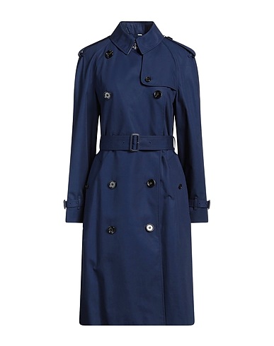 BURBERRY Double breasted pea coat Midnight blue 100% Cotton