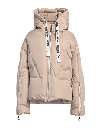 KHRISJOY Shell jacket Beige 100% Polyester
