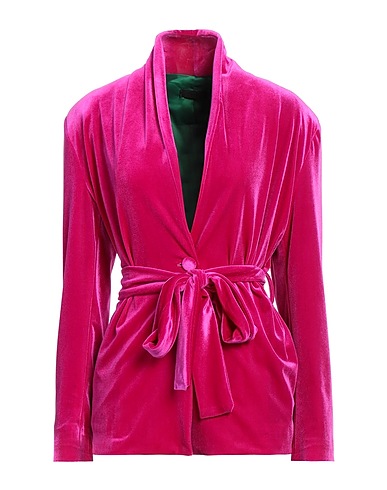 PIA B. CONCEPT Giubbotto Fucsia 94% Poliestere, 6% Elastan