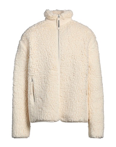 JIL SANDER+ Teddy Coat Ivory 100% Cotton