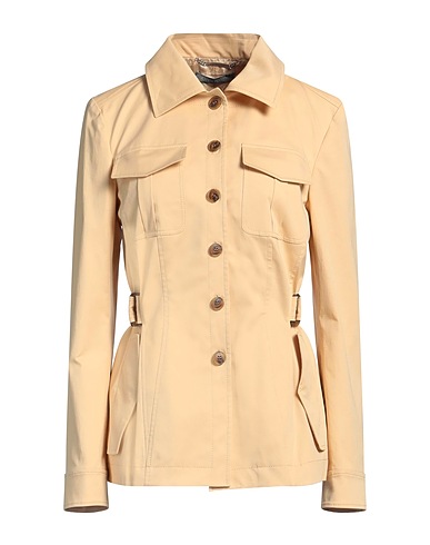 ALBERTA FERRETTI Jacket Sand 98% Cotton, 2% Elastane