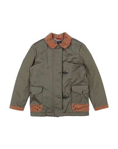 FAY Jacket Military green 100% Cotton