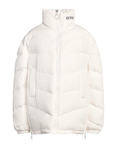 ICE PLAY Shell jacket Ivory 100% Polyester