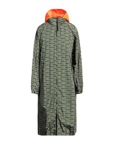 REPLAY Full-length jacket Military green 100% Polyester