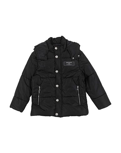 BALMAIN Shell jacket Black 100% Polyamide