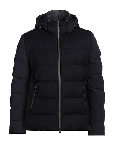 MONTECORE Doudoune Bleu nuit 100% Laine vierge, Polyamide, Élasthanne