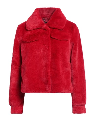 BOMBOOGIE Teddy Coat Red 100% Polyester