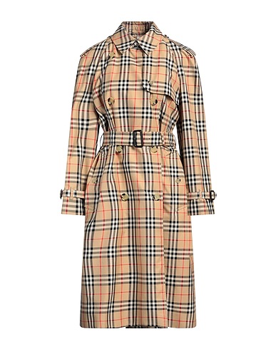 BURBERRY Full-length jacket Sand 100% Cotton