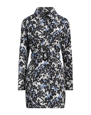 MOORER Full-length jacket Black 88% Polyester, 12% Polyurethane