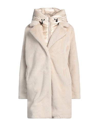 BOMBOOGIE Teddy Coat Beige 100% Poliestere