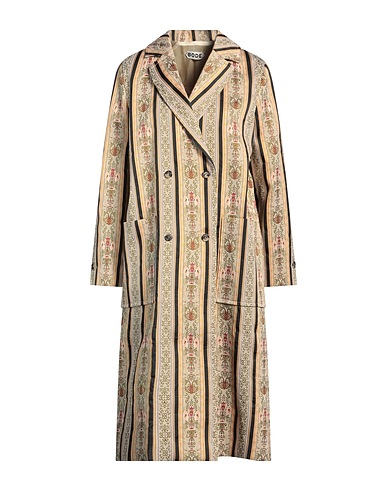 BODE Double breasted pea coat Beige 63% Polyester, 22% Cotton, 15% Polyamide