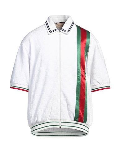 GUCCI Jacket White 87% Cotton, 12% Polyamide, 1% Elastane, Polyester, Viscose