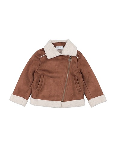 ERMANNO SCERVINO JUNIOR Teddy Coat Brown 100% Polyester
