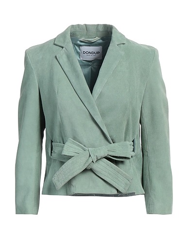 DONDUP Jacket Light green 100% Lambskin