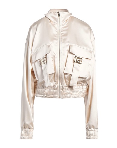GAëLLE Paris Jacket Off white 96% Polyester, 4% Elastane